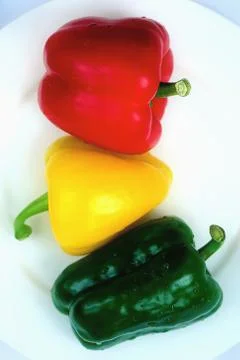 Traffic Light Peppers Stock Photos
