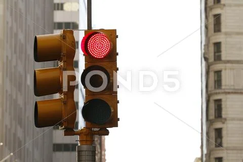 Traffic Light - Red Light Stock Photos