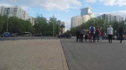 Traffic light on the road in city timelapse Stockbeeldmateriaal 78016169