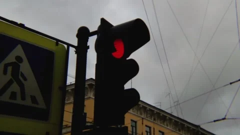 Traffic light safety background 스톡 동영상 90765289