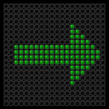 Traffic light spotlight. Stock Illustration