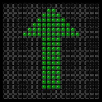 Traffic light spotlight. Stock Illustration