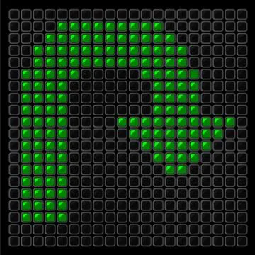 Traffic light spotlight. Stock Illustration