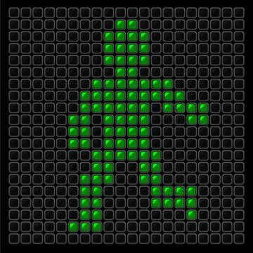 Traffic light spotlight. Stock Illustration