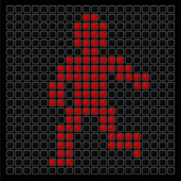 Traffic light spotlight. Stock Illustration