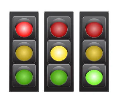 Traffic light stock vector illustration Stock Illustration