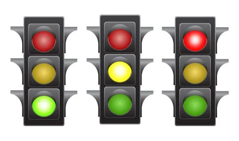 Traffic light stock vector illustration Stock-Illustration