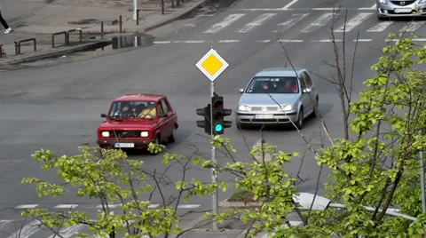 Traffic light - Time-lapse Video stock 34424920