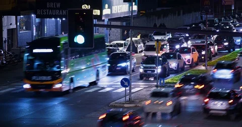 Traffic Light Time-Lapse 库存影片 124424692