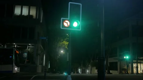 Traffic Light Timelapse Stock Footage 144750726