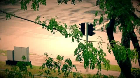 Traffic LIght Timelapse (HD) Stockbeeldmateriaal 11315392