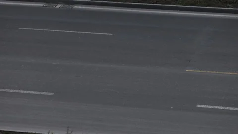 Traffic Light Trails Motion Stock Footage 145876908