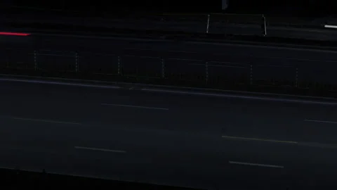 Traffic Light Trails Motion Stock Footage 145877327