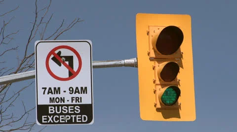 Traffic Light Turning Red Stock Footage 22701023