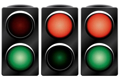 Traffic light. variants. Stock Illustration