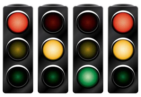 Traffic light. variants. Stock Illustration
