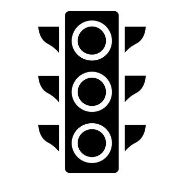 Traffic light Vector Icon Design Illustration Stock Illustration