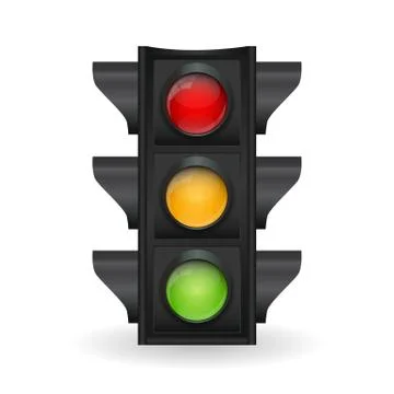 Traffic Light Vector Illustration Illustrazione stock