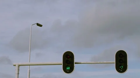 Traffic lights 1 Stock Footage 33926922