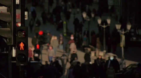 At the traffic lights 3 Stock Footage 36139461