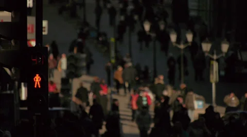 At the traffic lights 4 Stock Footage 36138884