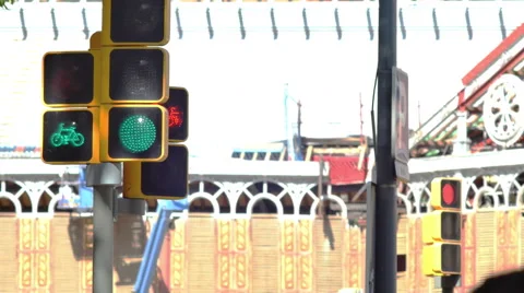 Traffic Lights 4K UHD Stock Footage 51456707