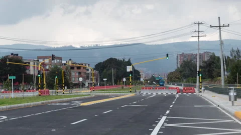 Traffic Lights Bogota Stockbeeldmateriaal 150003989