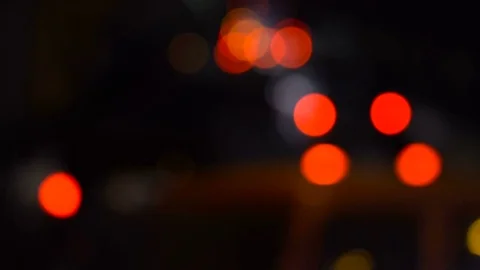 Traffic lights on bridge Stock Footage 70360318