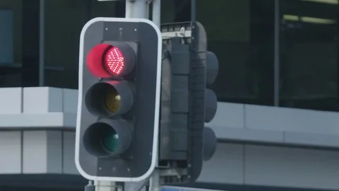 Traffic Lights changing colours Stock Footage 76540455