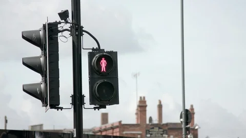 Traffic Lights in the City 스톡 동영상 93094197