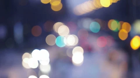 Traffic lights defocused Video stock 3606916