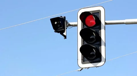 Traffic Lights Stock Footage 8684478