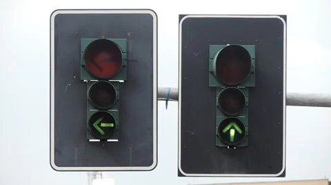 Traffic lights Stock Footage 30488670