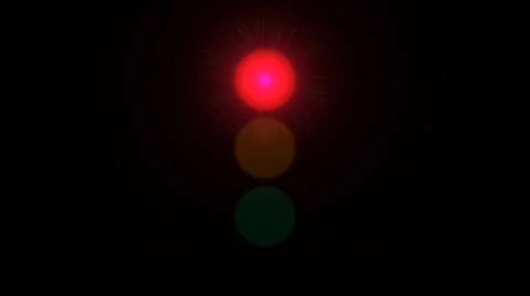 Traffic lights going from red to amber to green, cgi effect Stock Footage 38545188