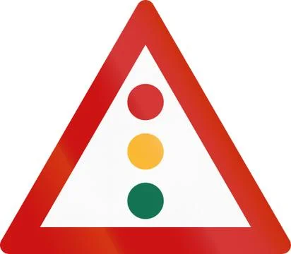 Traffic Lights in Greece Stock-Illustration