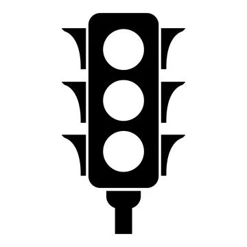 Traffic lights icon Illustrazione stock