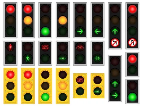 Traffic lights Stock Illustration