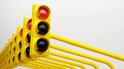 Traffic Lights Stock Illustration