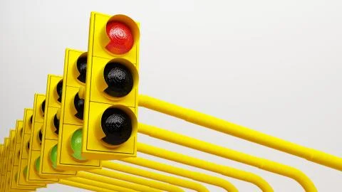 Traffic Lights Stock Illustration