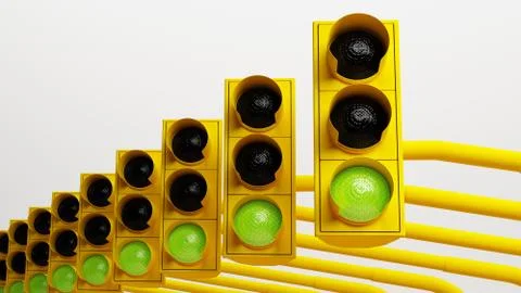 Traffic Lights 스톡 일러스트