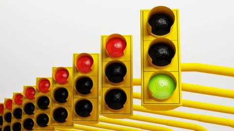 Traffic Lights 스톡 일러스트