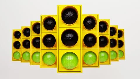Traffic Lights Stock Illustration