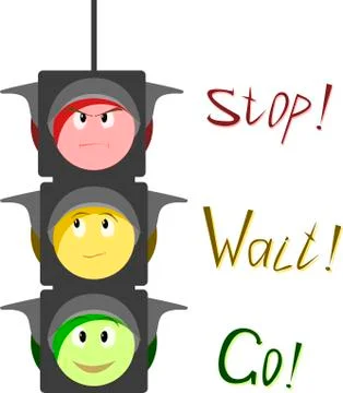 Traffic lights Ilustração Stock