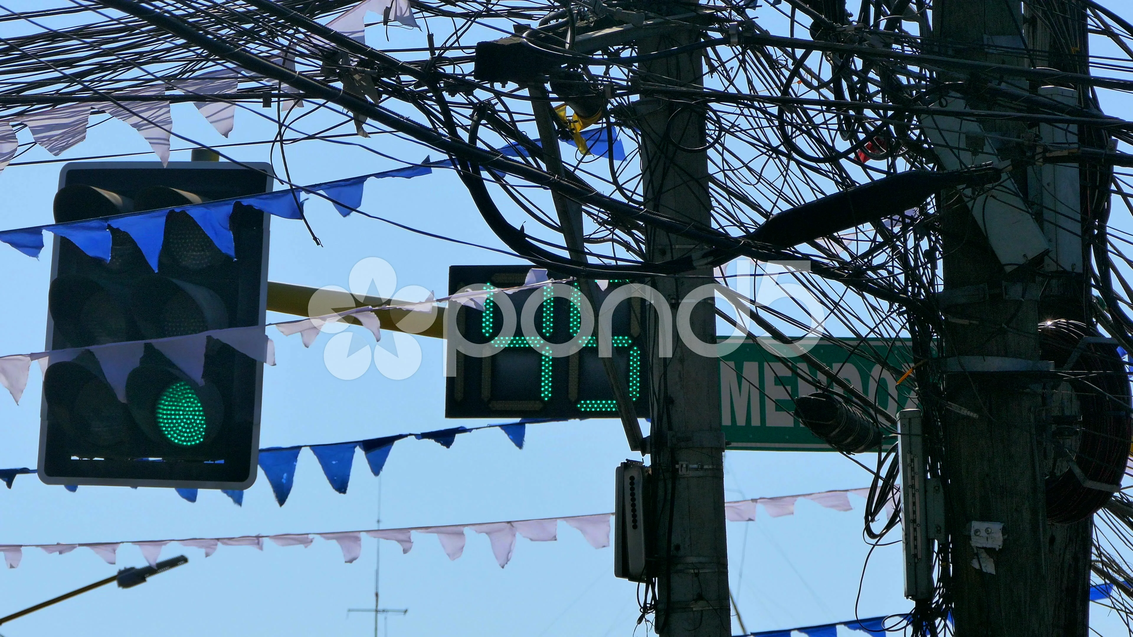 Traffic Lights in Puerto Princesa, Stock Video Pond5