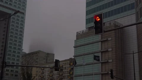 Traffic lights - red Stock Footage 147353846