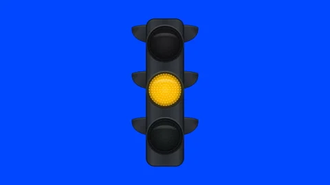 Traffic lights set with red yellow and green signals for road safety vector Vidéo 346934011