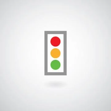 Traffic lights symbol Illustrazione stock