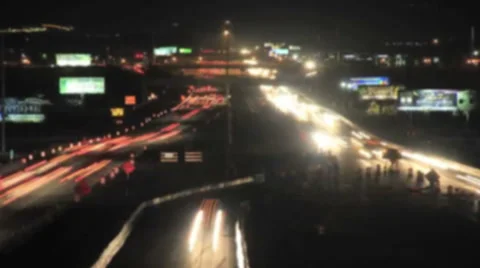 Traffic Lights Time-Lapse Stock Footage 54113986