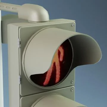 Traffic lights V6 3D Model
