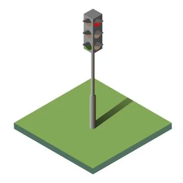 Traffic lights, vector 库存插图